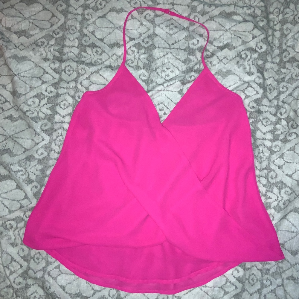 Naked Zebra Women’s Cross-over Halter Top